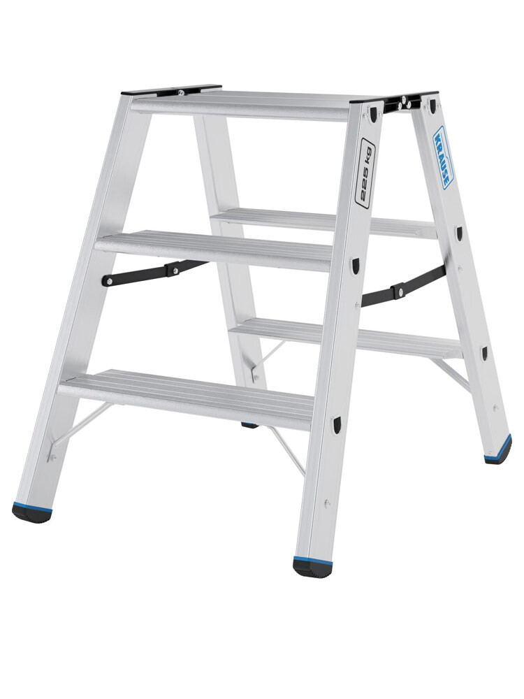 KRAUSE Stabilo schodki dwustronne składane 2x3 stopnie 225 kg